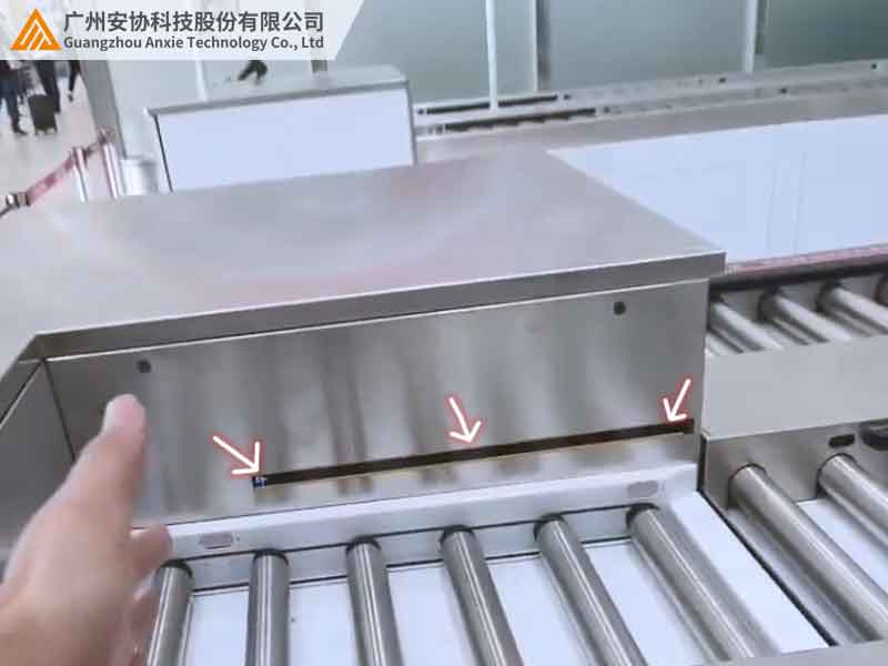 单边光栅在传送带的精准定位