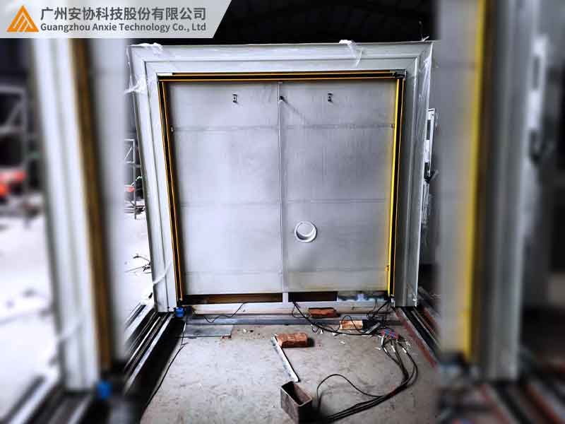 多组漫反射光幕组成的红外线检测区域