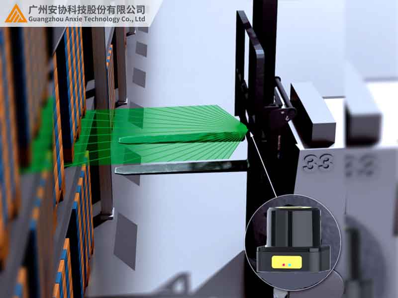 激光雷达叉车零碰撞货架防护