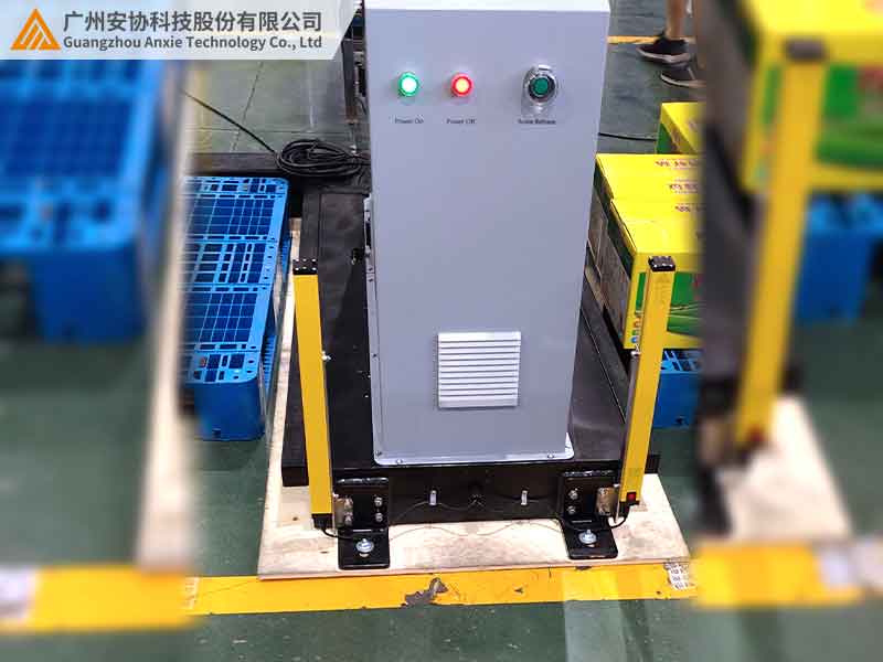 食品仓库出入库环节漫反射安全光栅检测区域