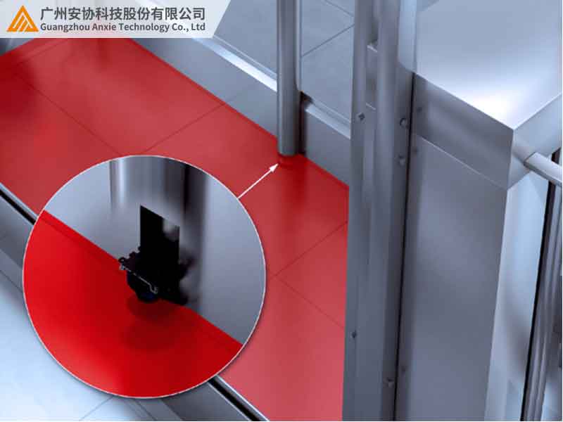 机场安检闸口通道底下安装激光雷达案例.jpg