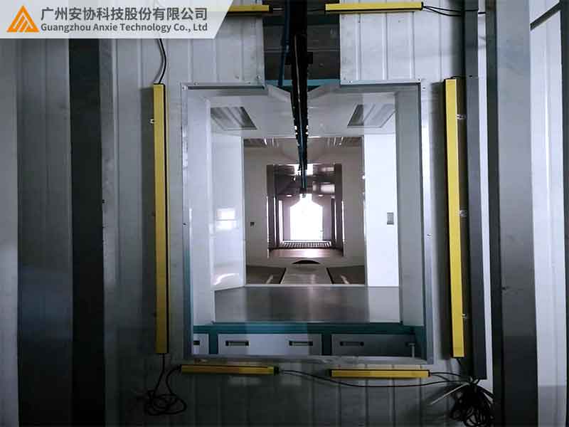 测量光幕实现门框尺寸精准测量