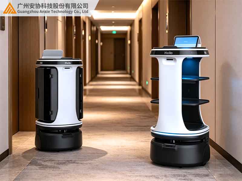 酒店狭长走廊雷达助力机器人安全送物