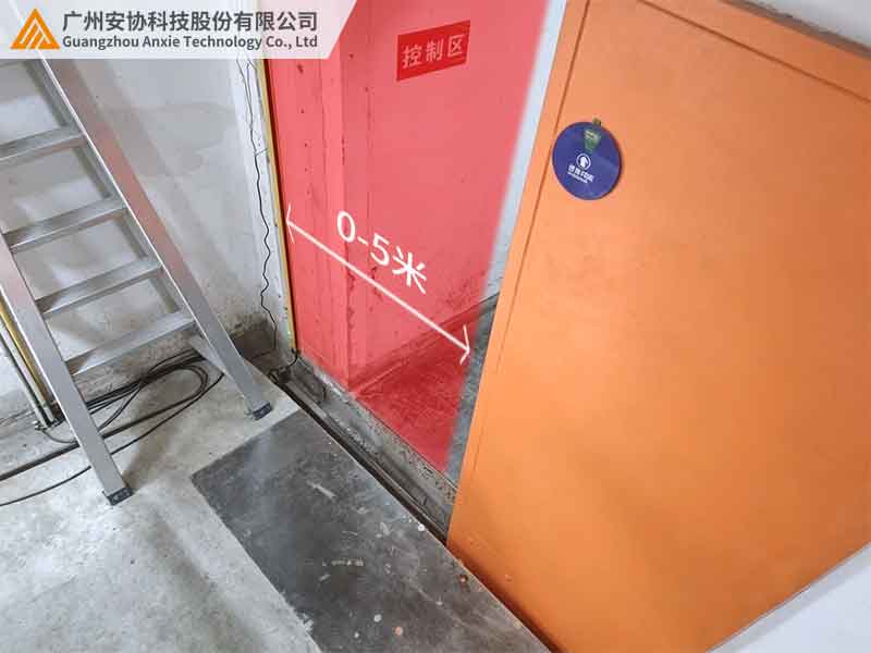 车间安全门依靠光幕实现安全出入防护