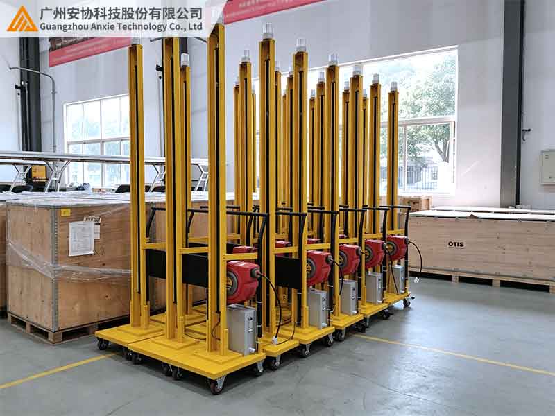 移动便携式安全光栅适配临时作业工位防护