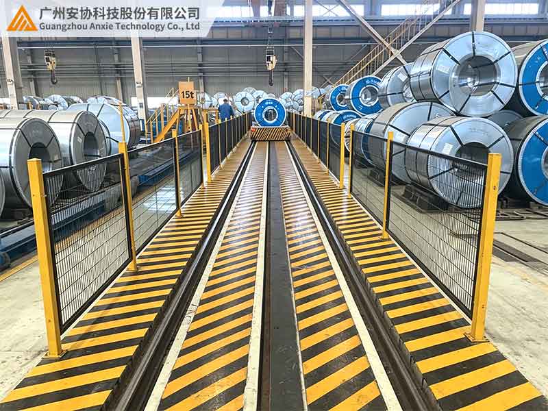 钢卷行车吊运怎样布设安全光栅防护