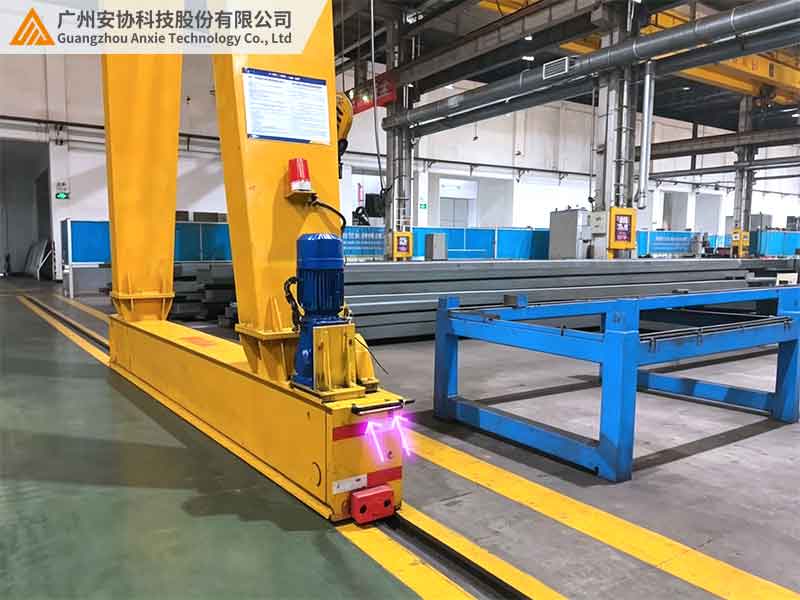 单边光栅如何控制门式起重机启停动作