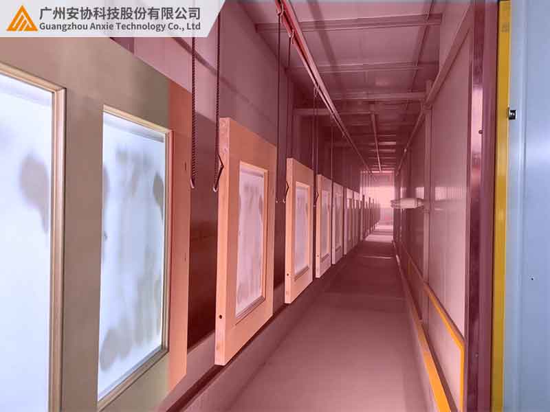 吊线喷漆房装饰画怎么用测量光幕识别轮廓？
